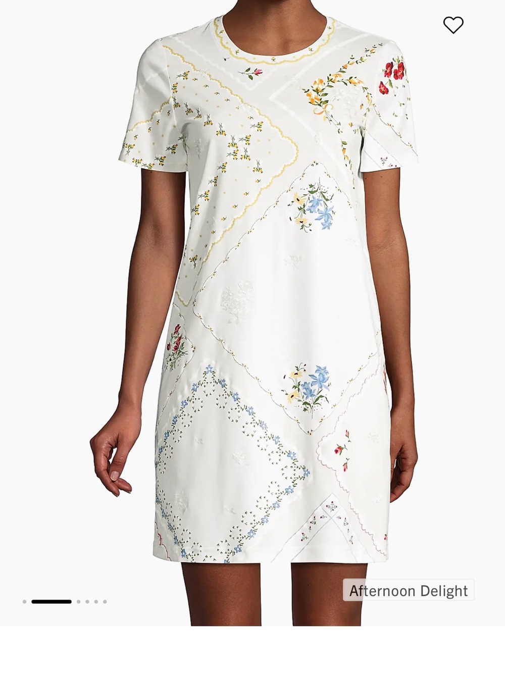Tory Burch Handkerchief Printed Mini Dress
